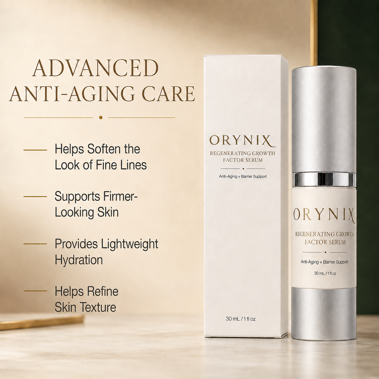 ORYNIX Regenerating Growth Factor Anti-Aging Serum