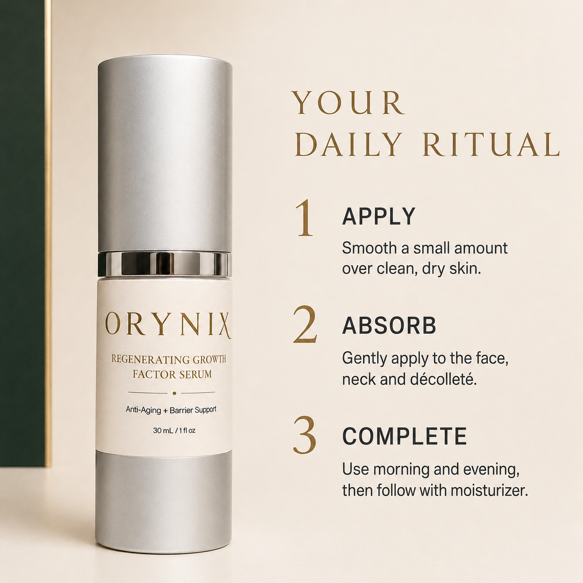ORYNIX Regenerating Growth Factor Anti-Aging Serum