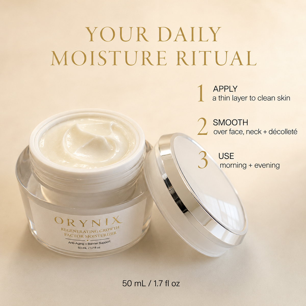 ORYNIX Regenerating Growth Factor Anti-Aging Moisturizer