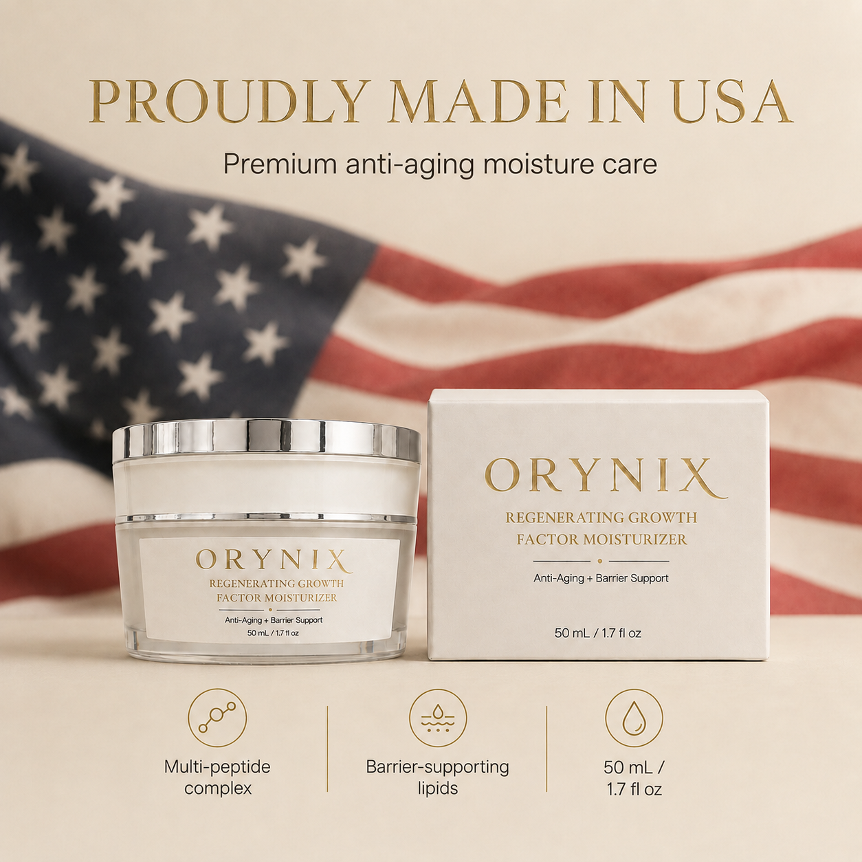 ORYNIX Regenerating Growth Factor Anti-Aging Moisturizer